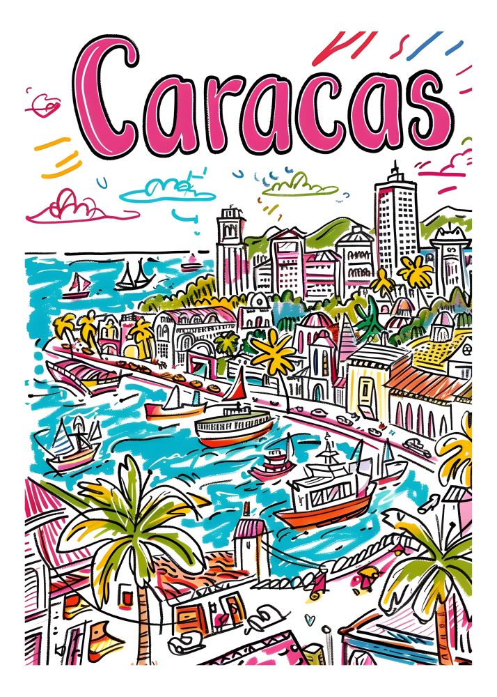 TT4 Trendy Travel Poster Printed | Premium Waterproof & Tear Resistant Full Colour Posters