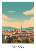 DAV79 Vienna Austria Printed | Premium Waterproof & Tear Resistant Full Colour Posters