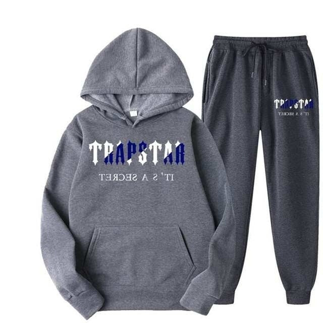 Men's Oversized Letter Print Hoodie and Sweatpants 2-Piece Set