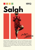 FOOT07 Mohamed Salah (1992) Printed | Premium Waterproof & Tear Resistant Full Colour Posters