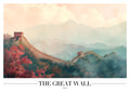 DAH07 The Great Wall China Printed | Premium Waterproof & Tear Resistant Full Colour Posters