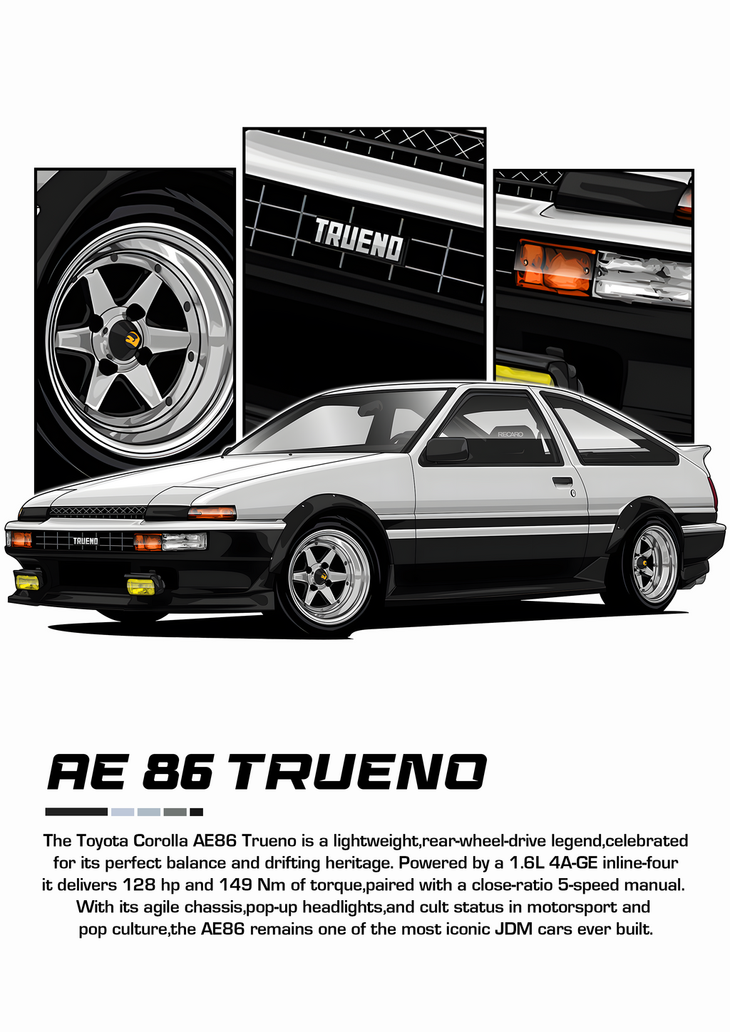 Car Poster Printed | Premium Waterproof & Tear Resistant Full Colour Posters