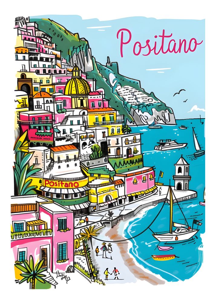 TT4 Trendy Travel Poster Printed | Premium Waterproof & Tear Resistant Full Colour Posters