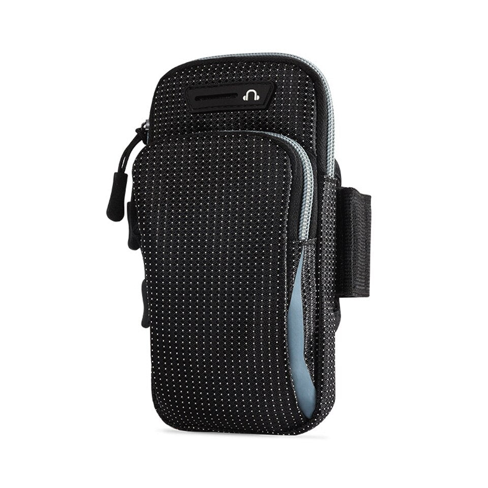 6.5 Inches Sports Bag Armband Case Gym Fitness Running Arm Band Bag Cover Jogging Workout Pouch for Mobile Phone Key Money Card