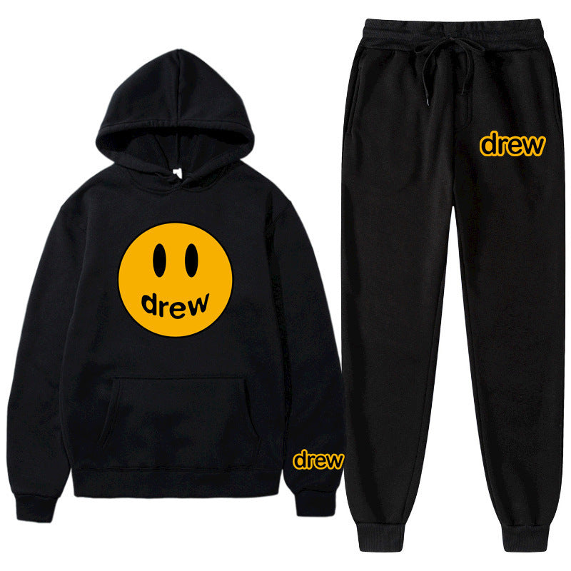 Style Unisex Long Sleeve Hooded Hoodie and Sweatpants Set