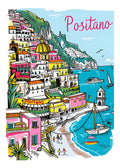 TT80 Positano Printed | Premium Waterproof & Tear Resistant Full Colour Posters