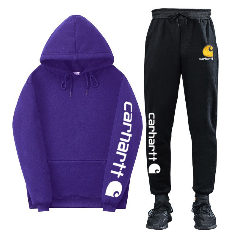 Street Hip Hop Style Unisex Casual Hoodie Sweatshirt Set