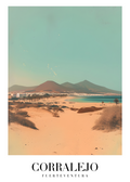 DAV83 Corralejo Fuerteventura Printed | Premium Waterproof & Tear Resistant Full Colour Posters
