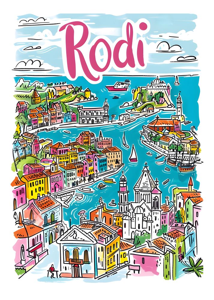 TT5 Trendy Travel Poster Printed | Premium Waterproof & Tear Resistant Full Colour Posters
