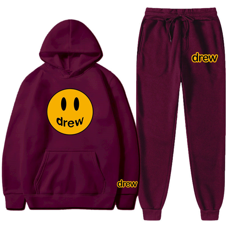 Style Unisex Long Sleeve Hooded Hoodie and Sweatpants Set