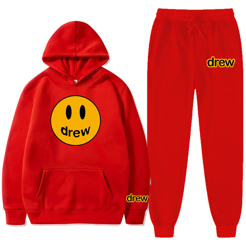 Style Unisex Long Sleeve Hooded Hoodie and Sweatpants Set