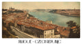 PP85 Prague Czech Republic Panoramic Premium Waterproof & Tear Resistant Poster