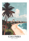 DAV85 Colombo Sri Lanka Printed | Premium Waterproof & Tear Resistant Full Colour Posters