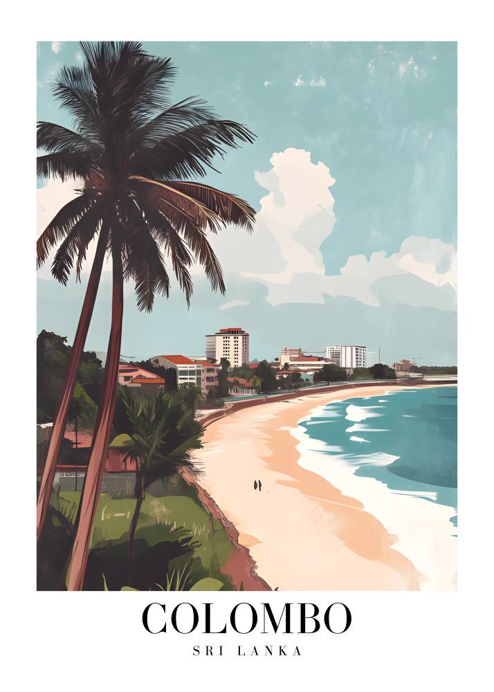 DAV85 Colombo Sri Lanka Printed | Premium Waterproof & Tear Resistant Full Colour Posters