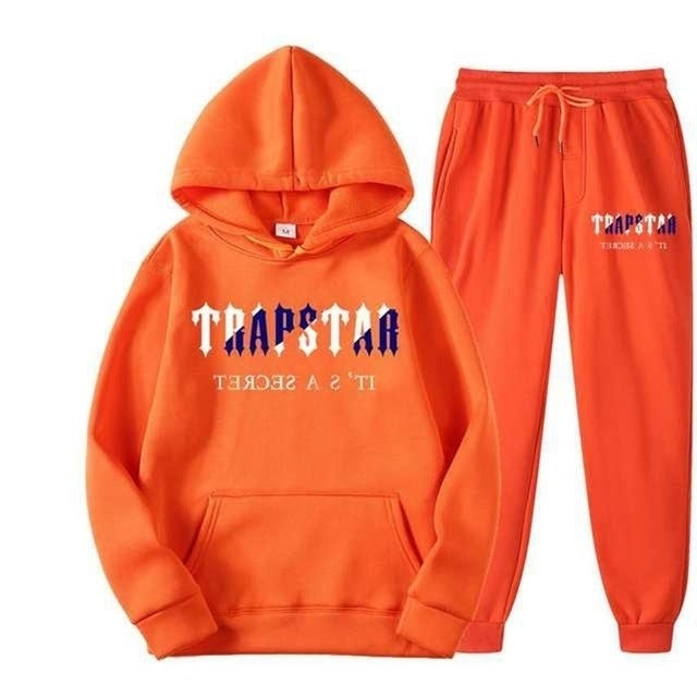 Men's Oversized Letter Print Hoodie and Sweatpants 2-Piece Set