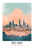 DAV86 Riyadh Saudi Arabia Printed | Premium Waterproof & Tear Resistant Full Colour Posters
