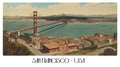 PP88 San Francisco USA Panoramic Premium Waterproof & Tear Resistant Poster
