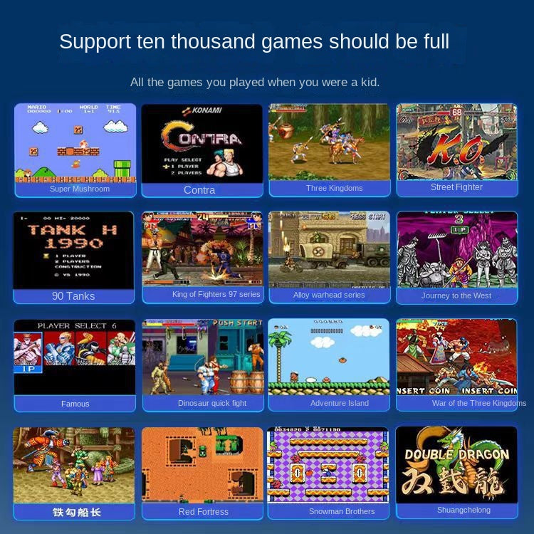 M8 Home Gaming Console Wireless TV HD 4K Wireless Controller Joystick Retro Dual Player Battle Classic Nostalgic