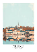 DAV91 Turku Finland Printed | Premium Waterproof & Tear Resistant Full Colour Posters