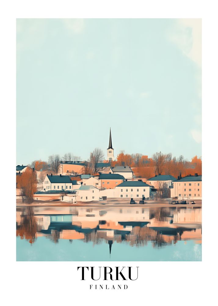DAV91 Turku Finland Printed | Premium Waterproof & Tear Resistant Full Colour Posters