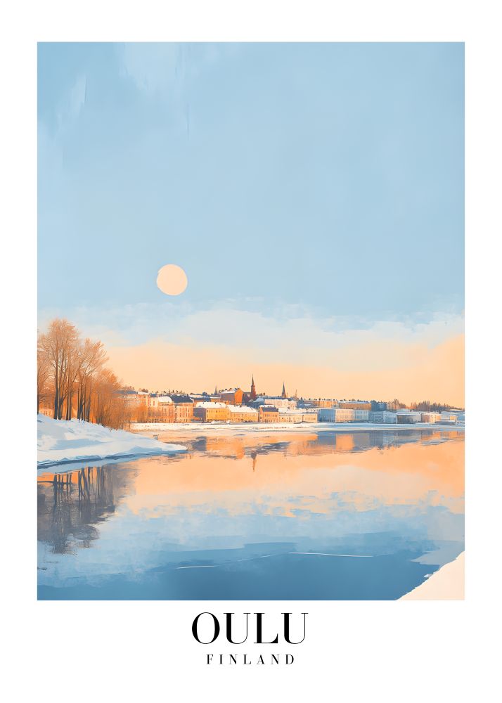 DAV92 Oulu Finland Printed | Premium Waterproof & Tear Resistant Full Colour Posters