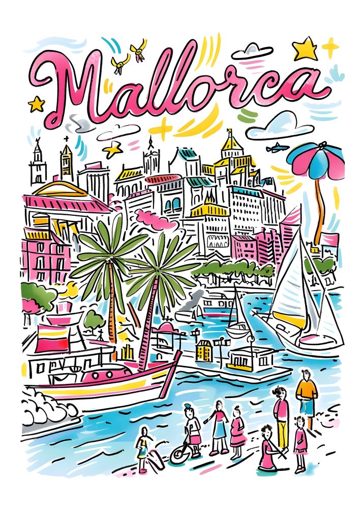 TT5 Trendy Travel Poster Printed | Premium Waterproof & Tear Resistant Full Colour Posters