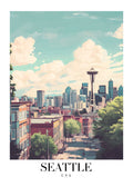 DAV97 Seattle Canada Printed | Premium Waterproof & Tear Resistant Full Colour Posters
