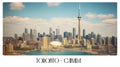 PP98 Toronto Canada Panoramic Premium Waterproof & Tear Resistant Poster
