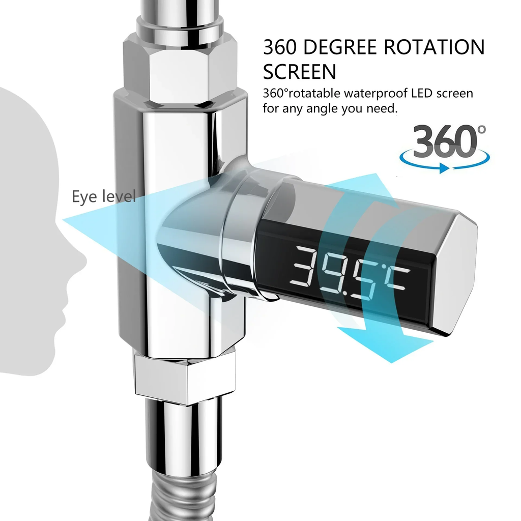 Warm Source LED Water Thermometer for Kids Bath, Baby Bath Temperature Tester, Shower Thermometer, Temperature Sensor
