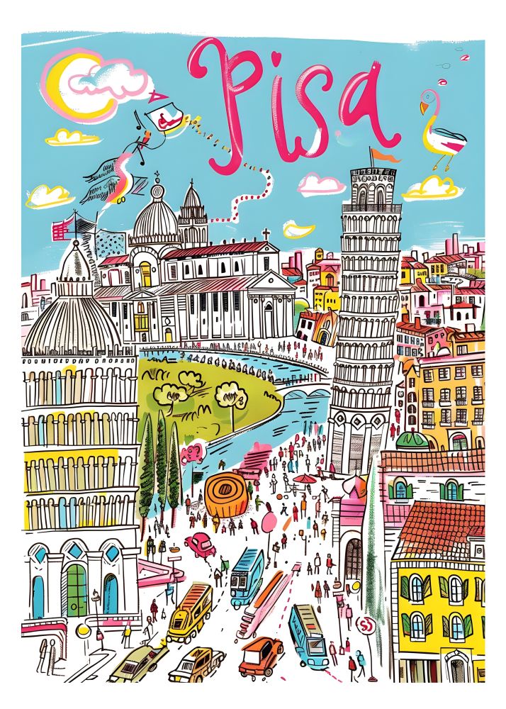TT1 Trendy Travel Poster Printed | Premium Waterproof & Tear Resistant Full Colour Posters