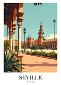 DAV09 Seville Printed | Premium Waterproof & Tear Resistant Full Colour Posters