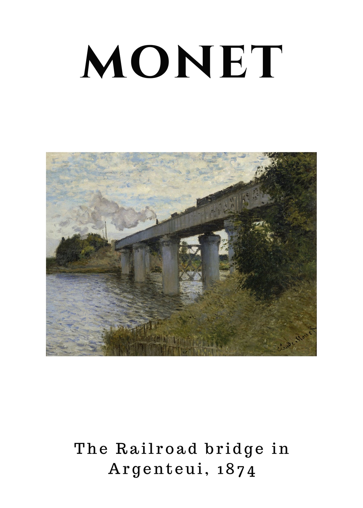 MON09 Monet Poster Printed | Premium Waterproof & Tear Resistant Full Colour Posters