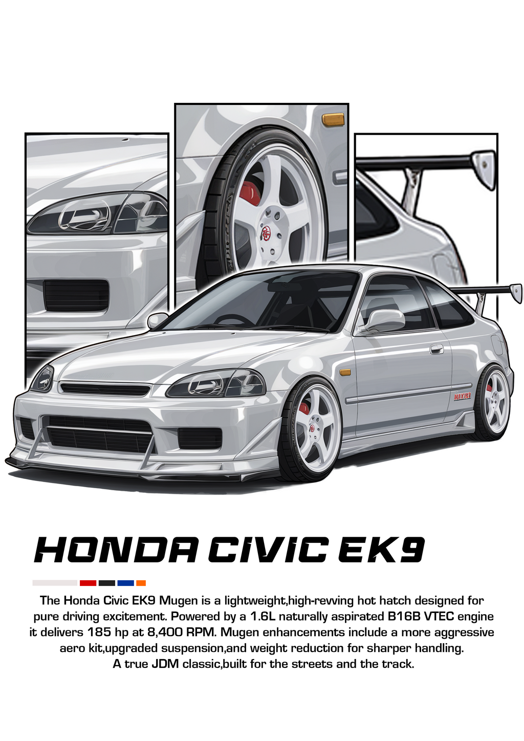 Car Poster Printed | Premium Waterproof & Tear Resistant Full Colour Posters