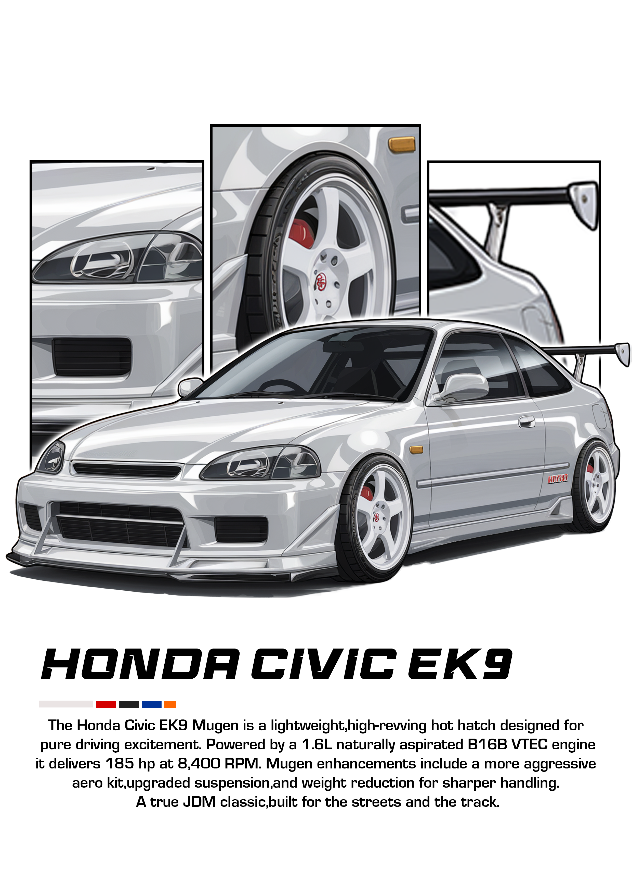 Car Poster Printed | Premium Waterproof & Tear Resistant Full Colour Posters