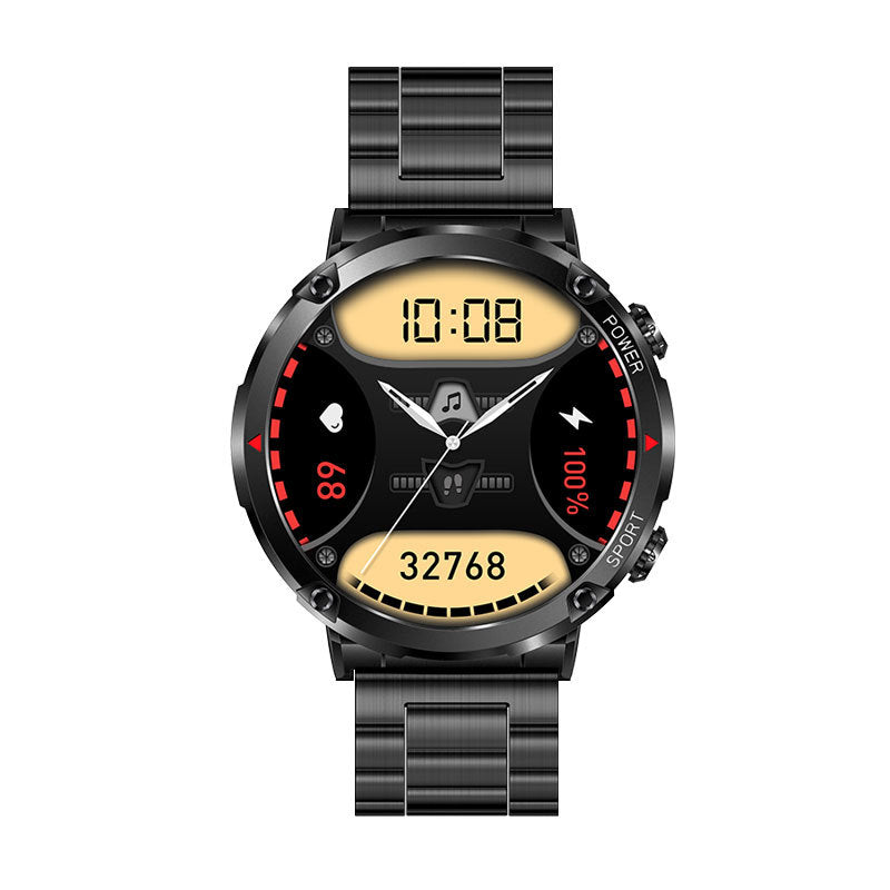 T30 Outdoor Bluetooth Call Smart Watch Large Screen HD Step by Step Heart Rate Blood Pressure Multi Exercise Smart Watch