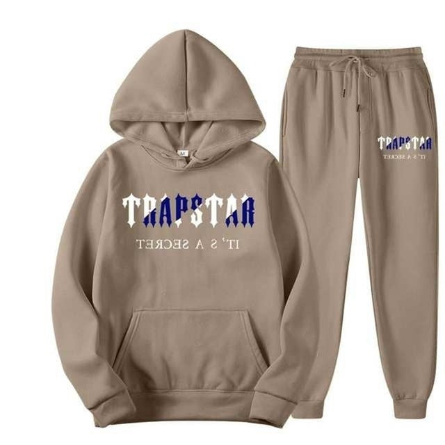 Men's Oversized Letter Print Hoodie and Sweatpants 2-Piece Set