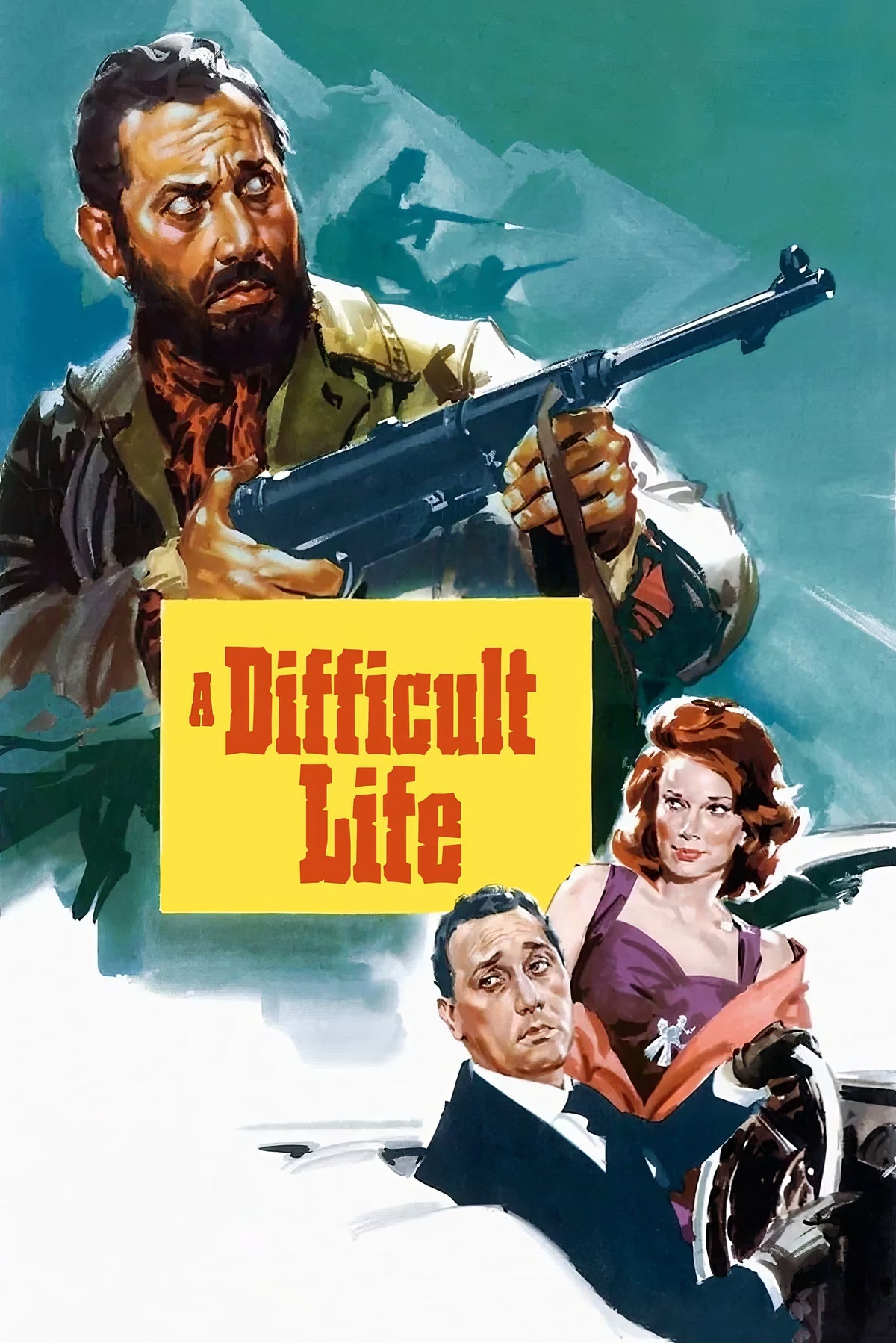 A Difficult Life (1961) Film/Movie Premium Waterproof & Tear Resistant Posters