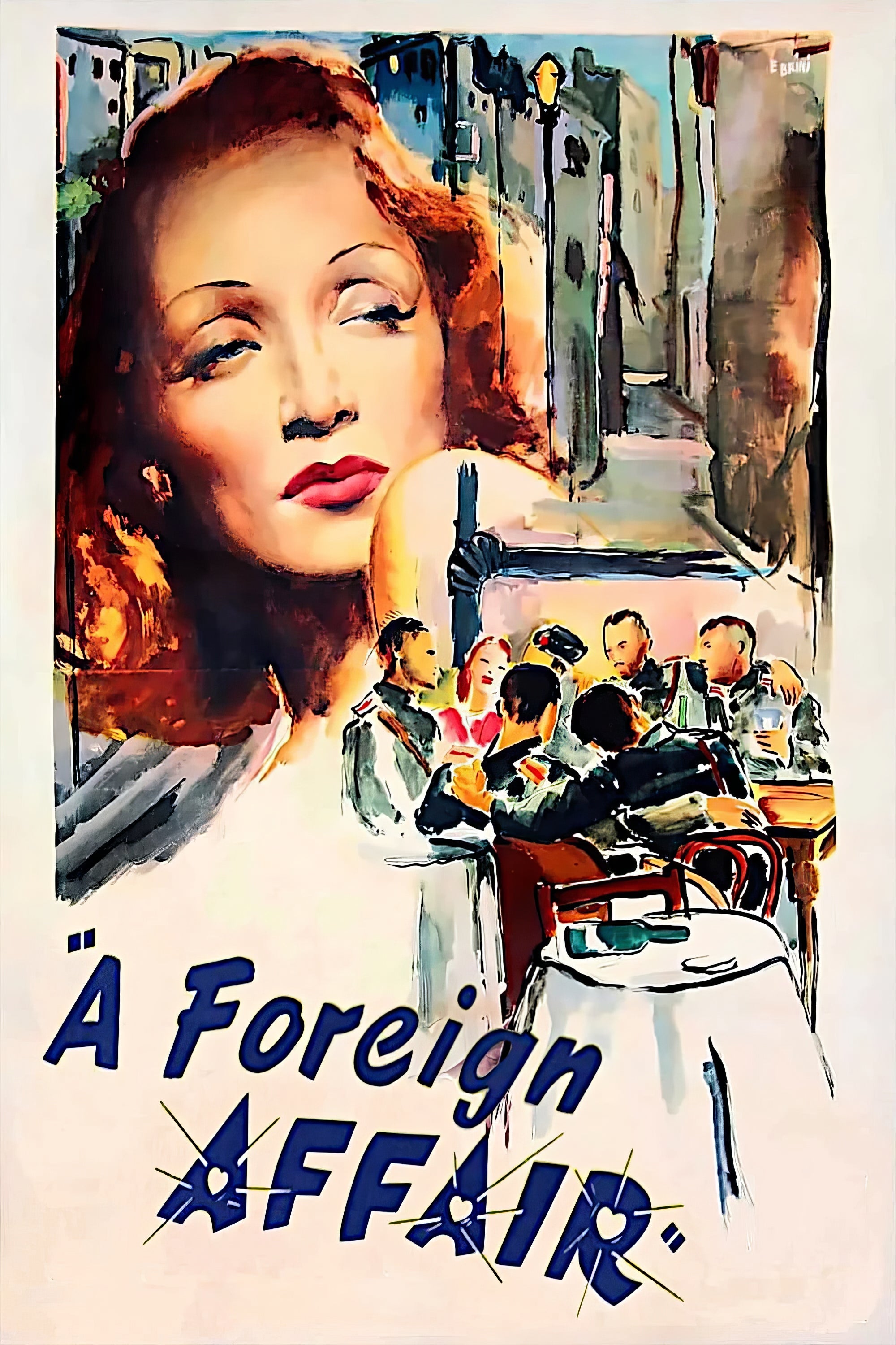 1940 A Foreign Affair (1948) Film/Movie Premium Waterproof & Tear Resistant Posters