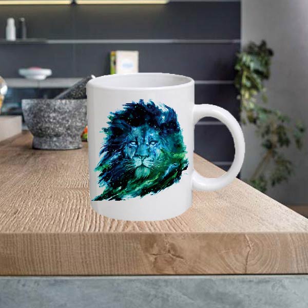 ANIMAL11 Lion 11oz Ceramic Printed Mug