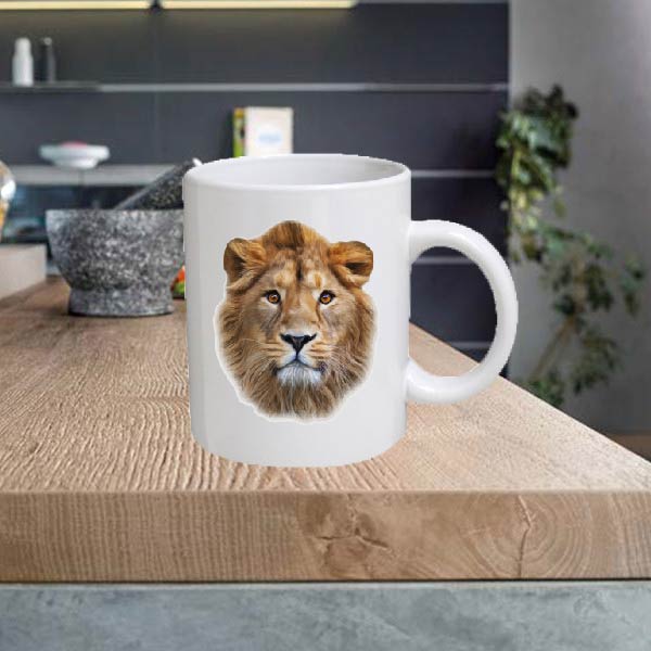 ANIMAL13 Lion 11oz Ceramic Printed Mug