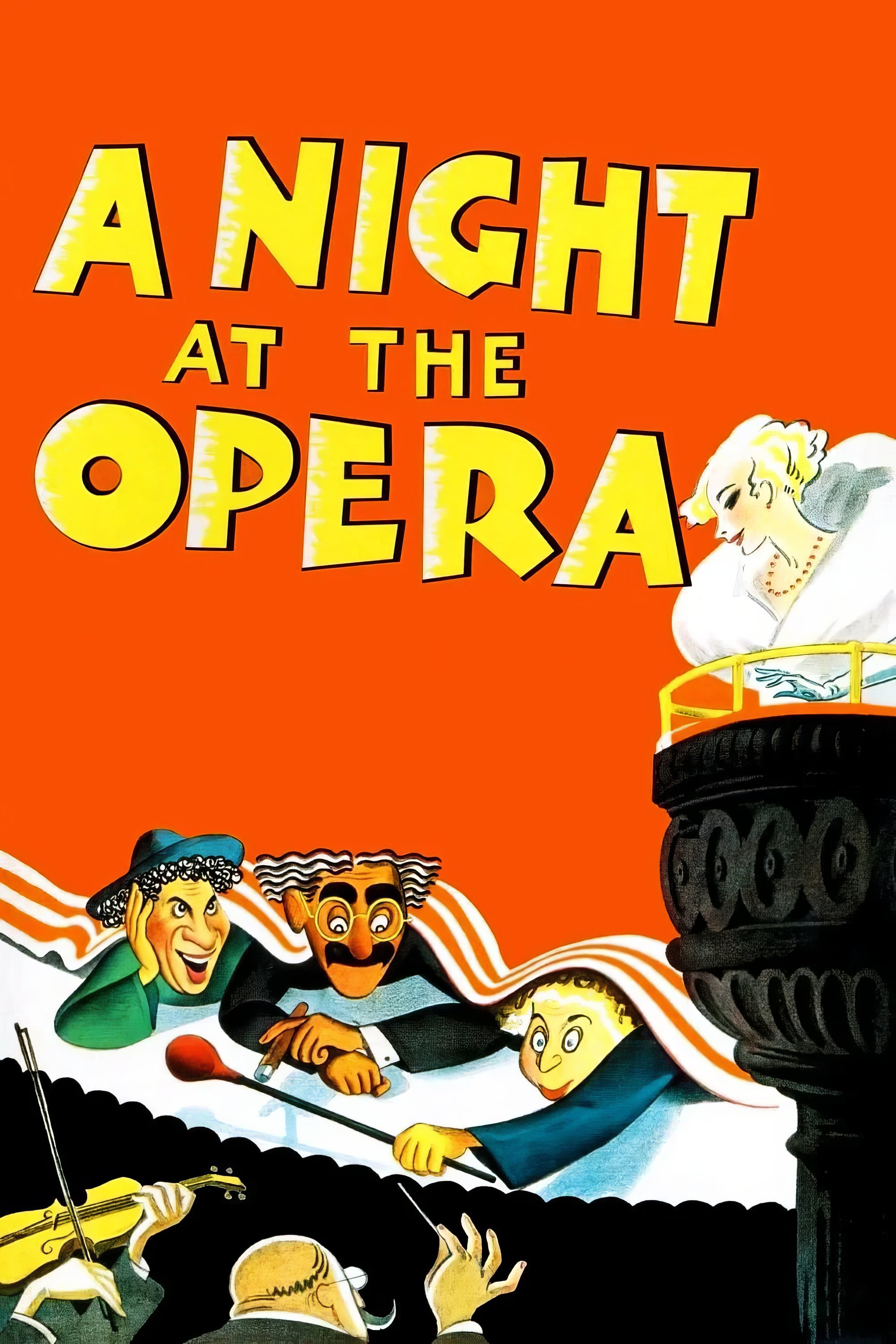1930 A Night at the Opera (1935) Film/Movie Premium Waterproof & Tear Resistant Posters
