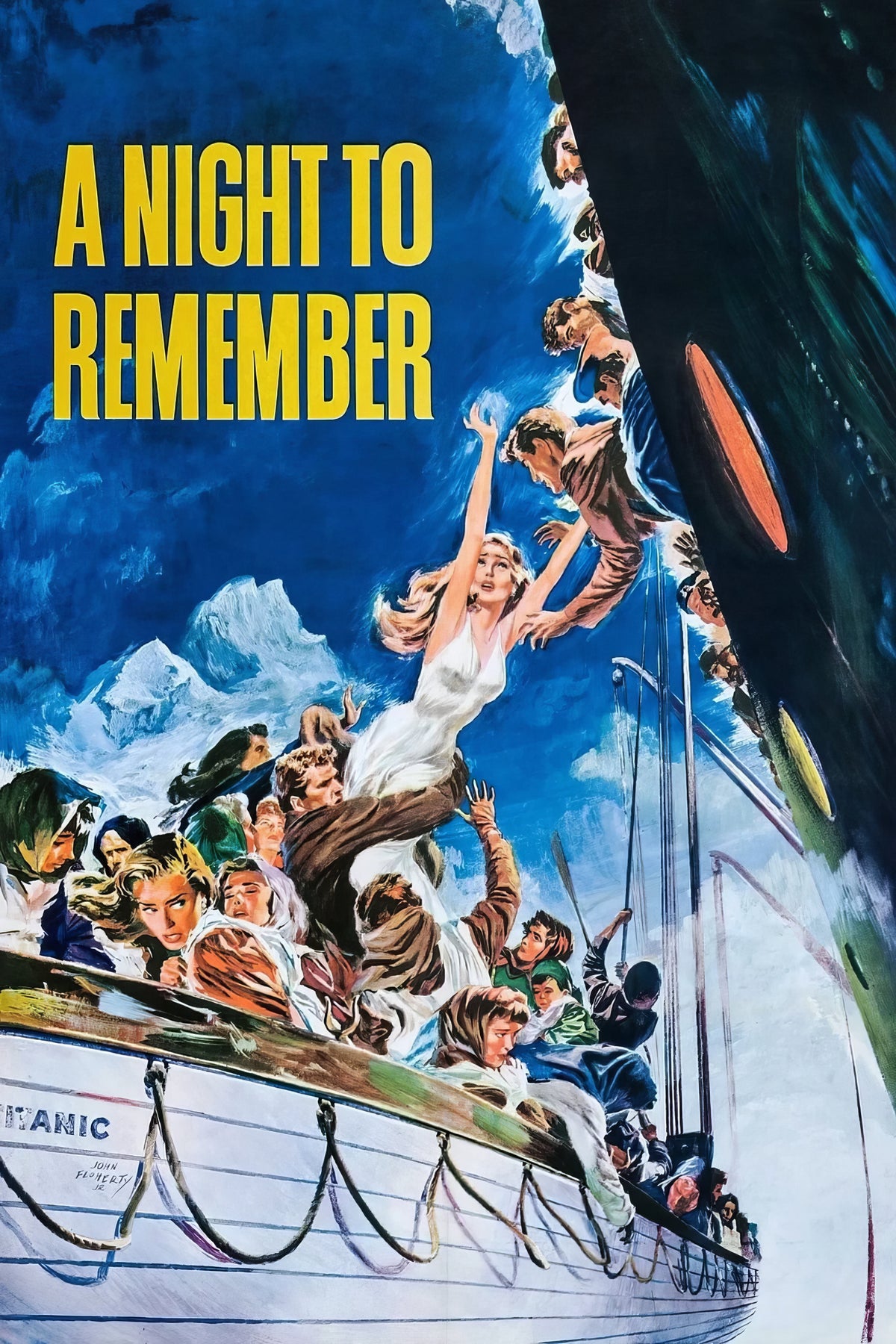1950 A Night to Remember (1958) Film/Movie Premium Waterproof & Tear Resistant Posters