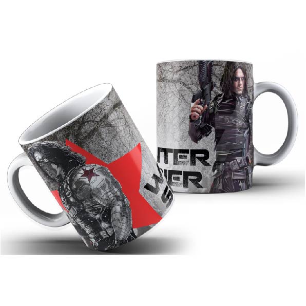 AVENG04 Winter Soldier Superhero 11oz Ceramic Printed Mug