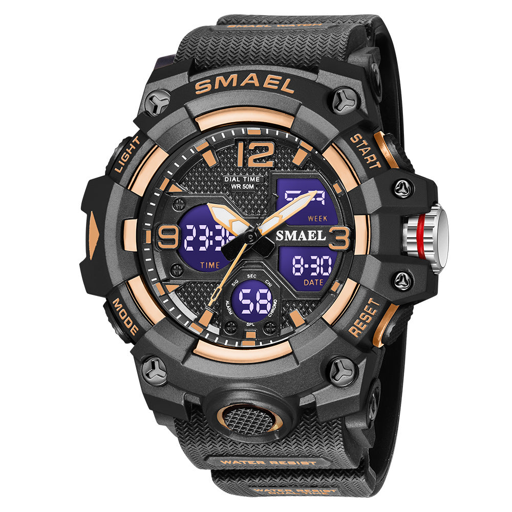 Men's Watch Outdoor Sports Multifunctional Waterproof Watch Men's Watch