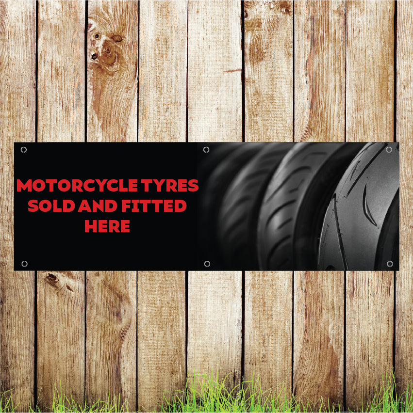 Ban001-19 Advertising PVC Banner Indoor/Outdoor Waterproof with Eyelets Various Designs 5 Sizes