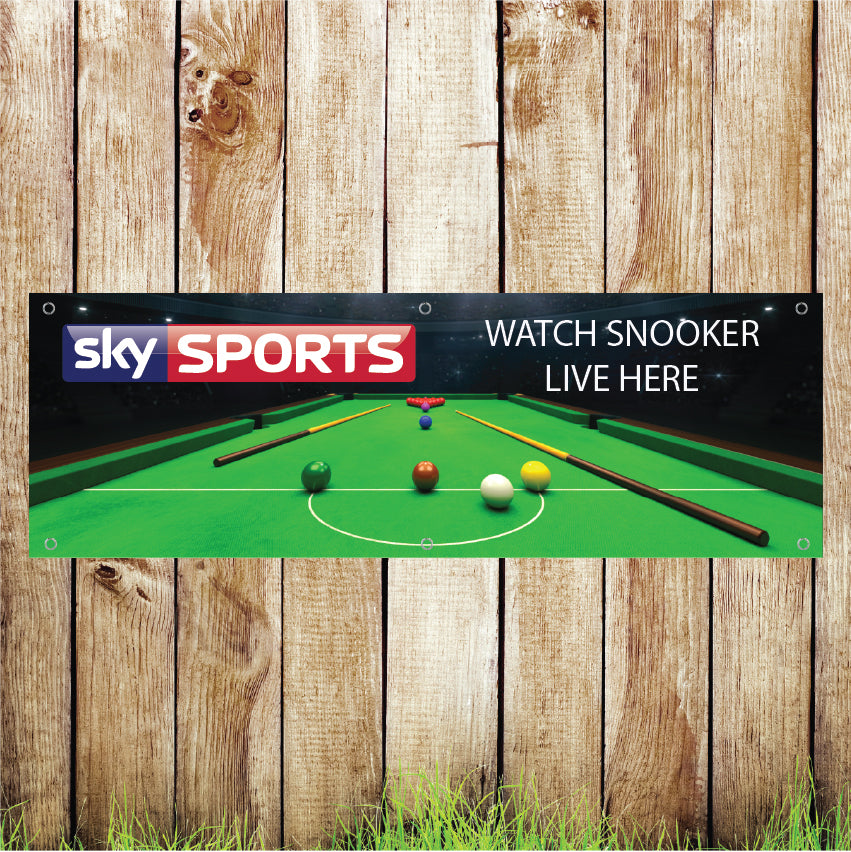 SS1 Sky Sports Live Events Banners Indoor/Outdoor Waterproof PVC with Eyelets Various Designs
