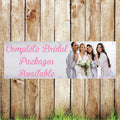 BAN063 Complete Bridal Packages Available Advertising PVC Banner Indoor/Outdoor Waterproof with Eyelets 5 Sizes Available