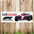 BAN081 Sky Sports Formula 1 Advertising PVC Banner Indoor/Outdoor Waterproof with Eyelets 5 Sizes Available