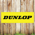 BAN096 Dunlop Car Garage Advertising PVC Banner Indoor/Outdoor Waterproof with Eyelets 5 Sizes Available