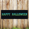 BAN105 Happy Halloween Advertising PVC Banner Indoor/Outdoor Waterproof with Eyelets 5 Sizes Available